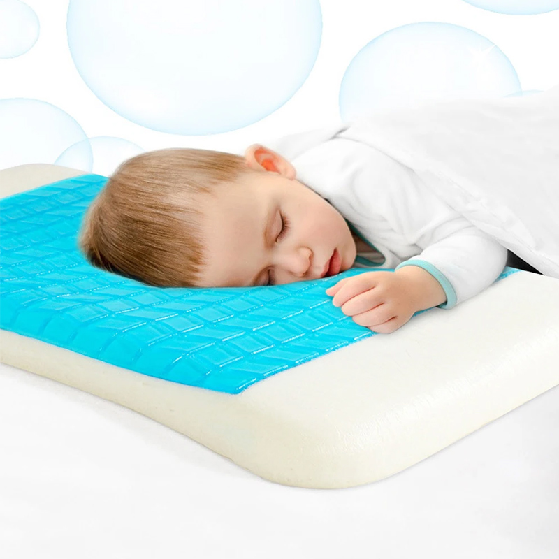 Almohada del gel de la mariposa de los niños de la protección del cuello de la base de la almohada de la espuma de la memoria sola