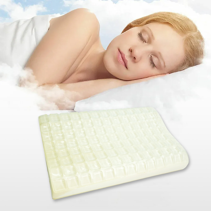 Almohada de gel de hielo blanco perla