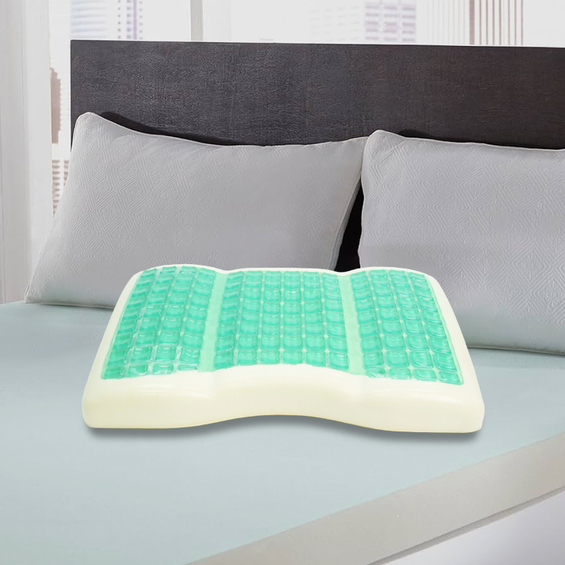 Almohada de gel para alivio de presión dividida de múltiples capas