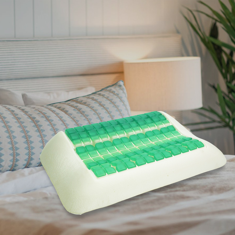 Almohadilla de almohada alta y baja de gel de fibra de poliéster