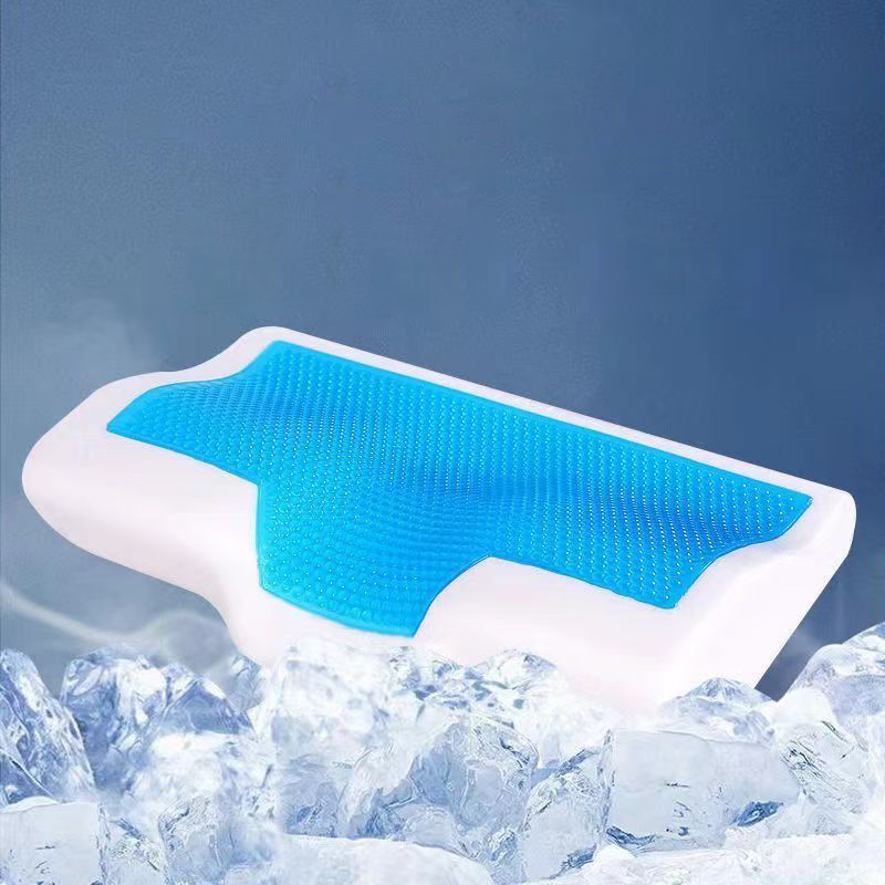 Almohada de gel refrescante con puntos en forma de lengua