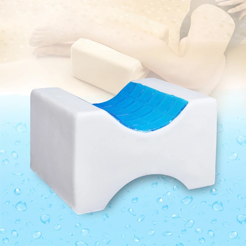Almohadilla ergonómica para piernas de gel para aliviar la presión
