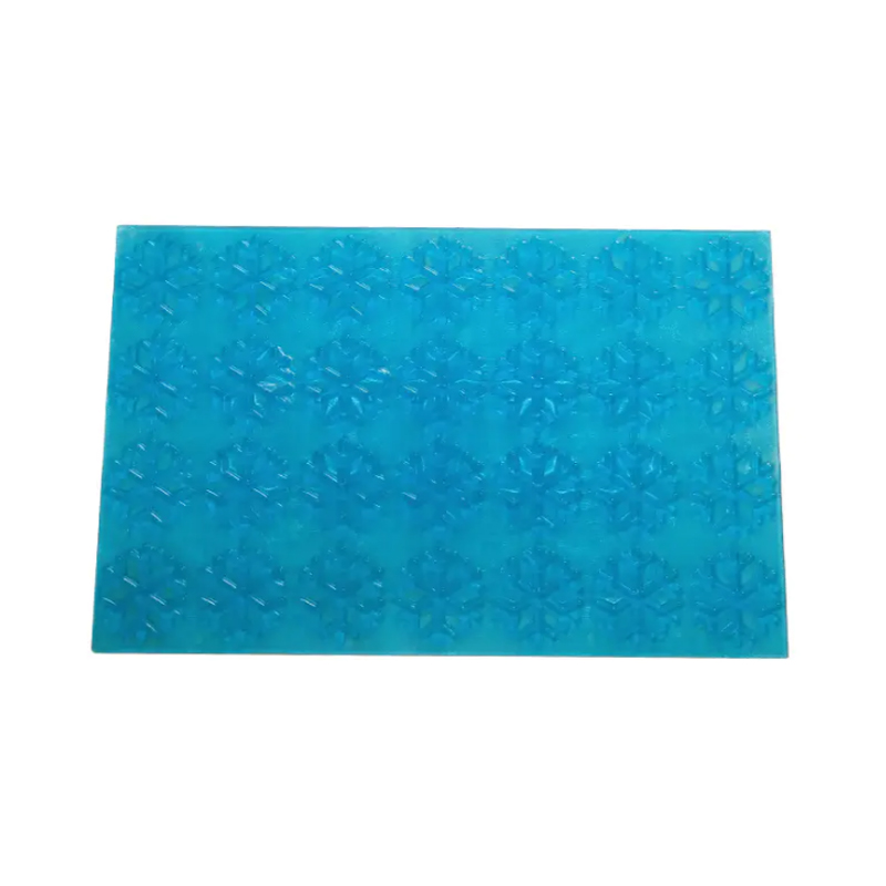 Almohadillas de gel refrescante de copo de nieve para almohada