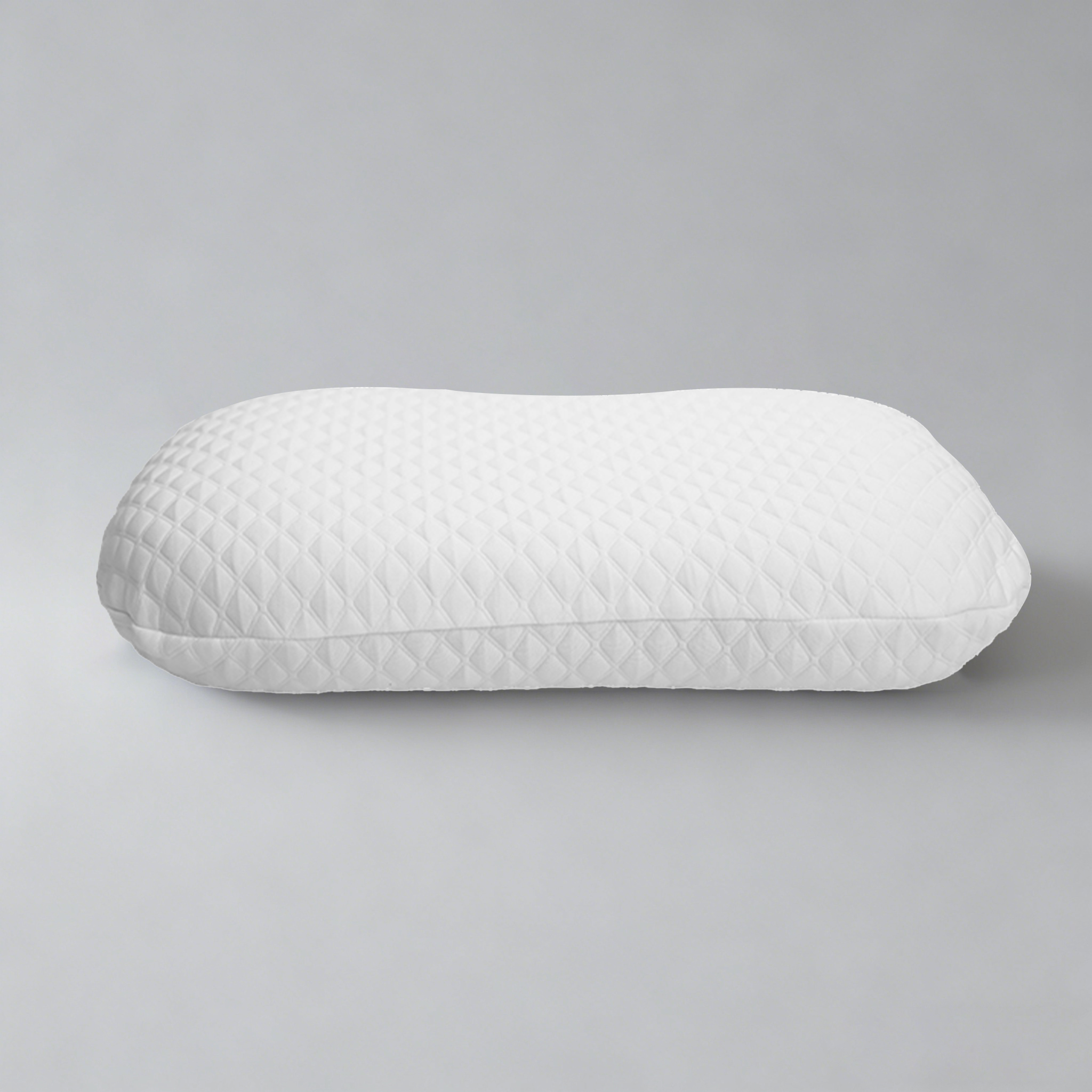 Almohadas de rebote lento blanquecino en forma de S