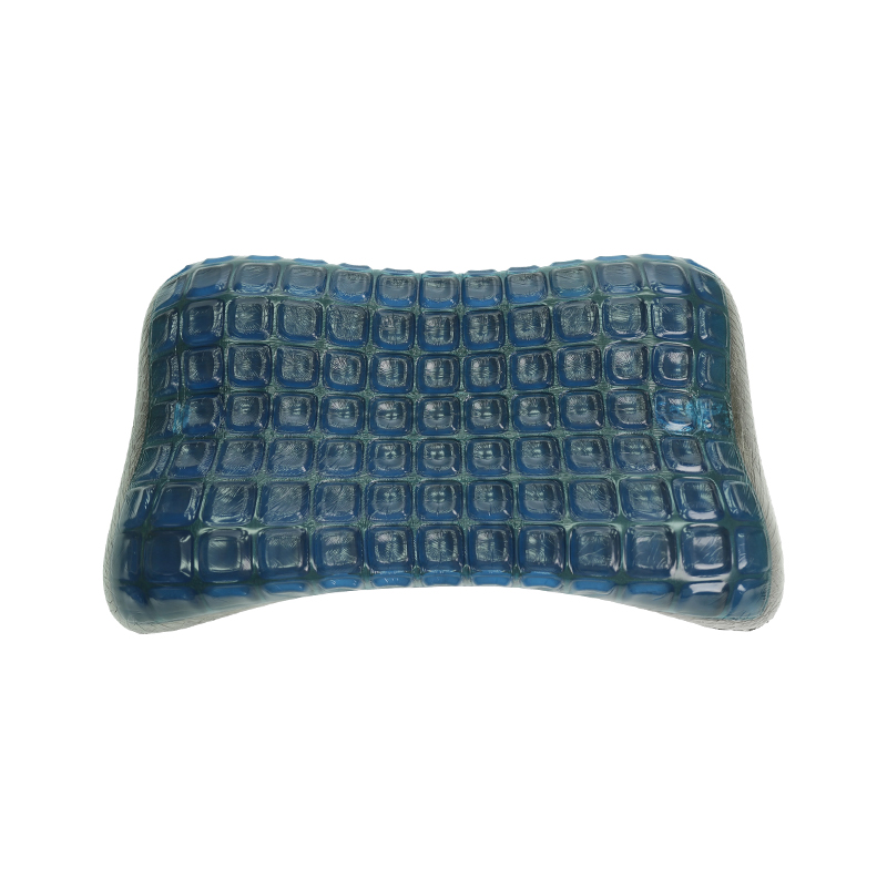 Almohada ortopédica de gel viscoelástica azul oscuro