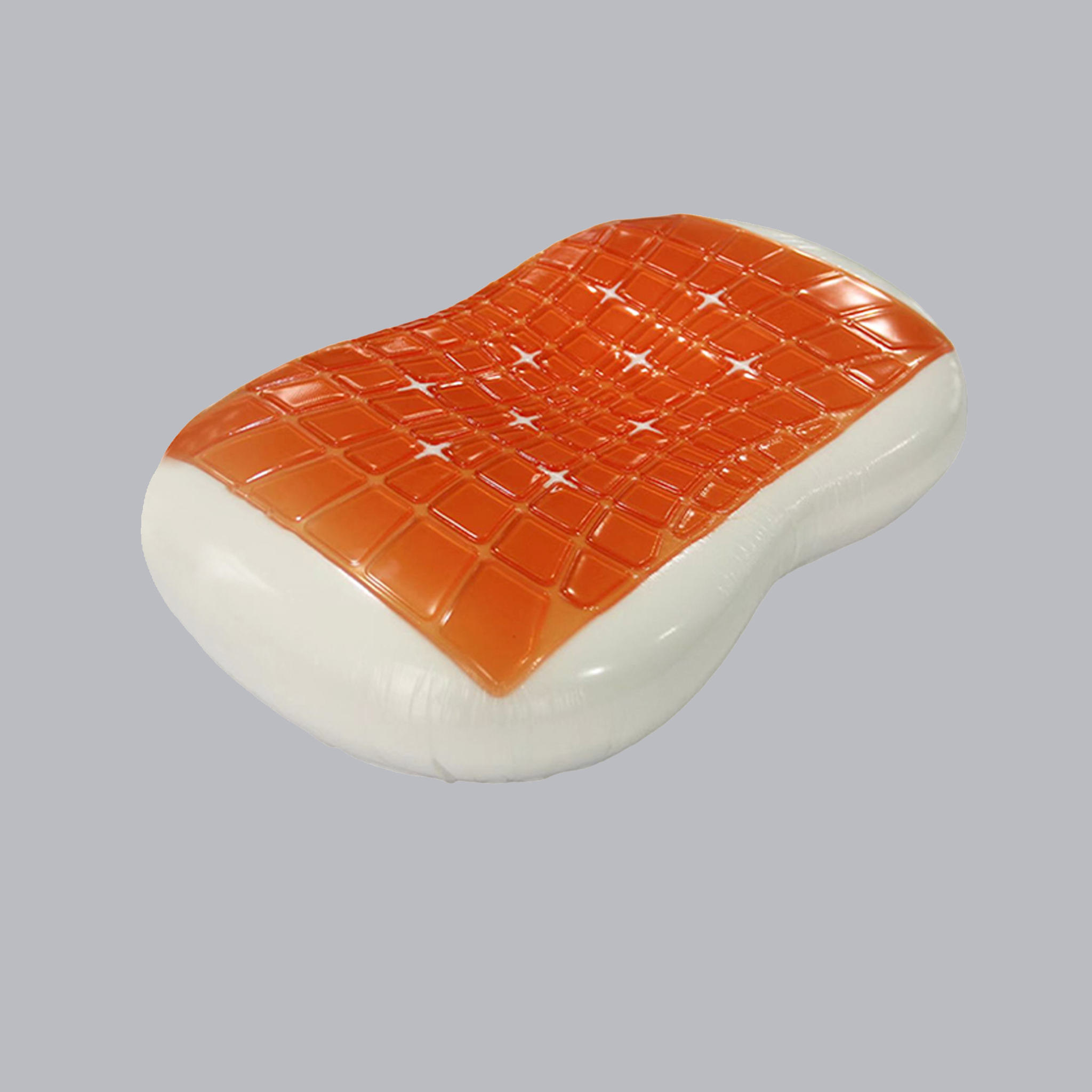 Almohada para el cuello Cat Belly con capa de gel refrescante de cobertura completa