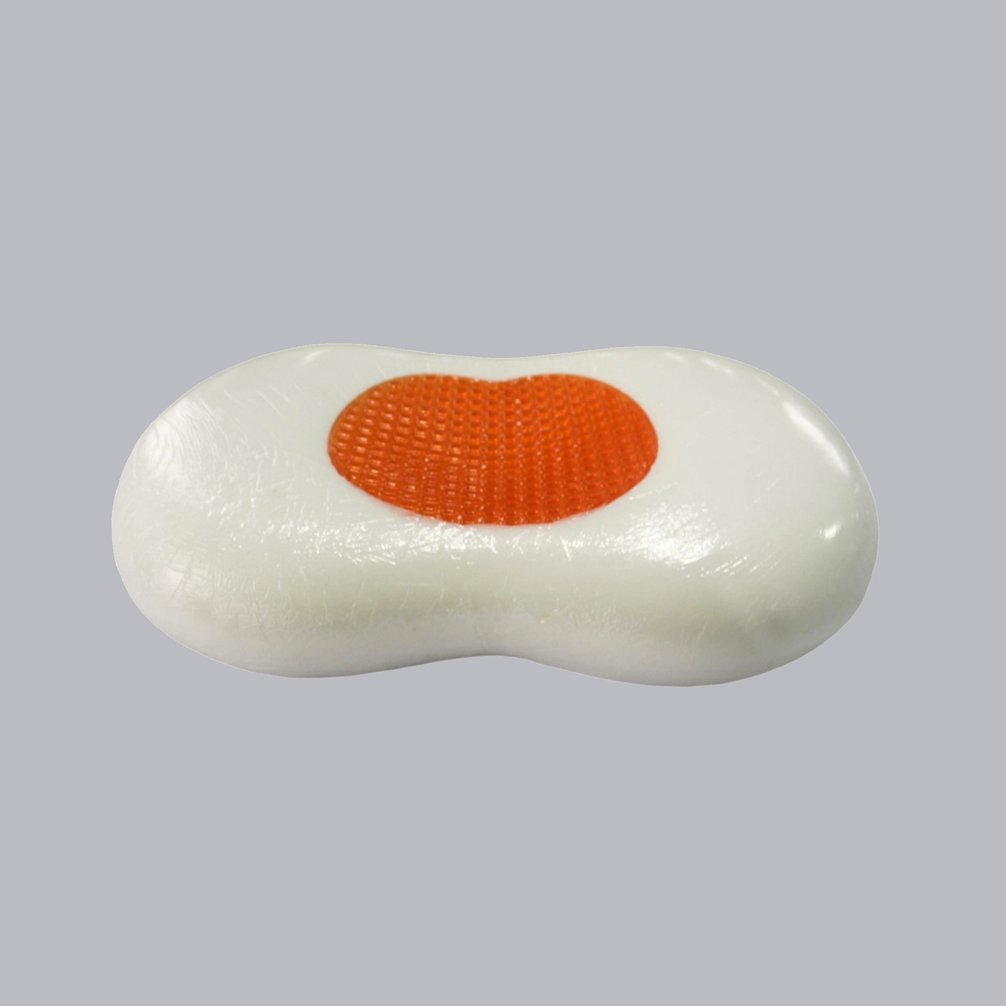 Almohada para el cuello del vientre de gato con parche refrescante de gel