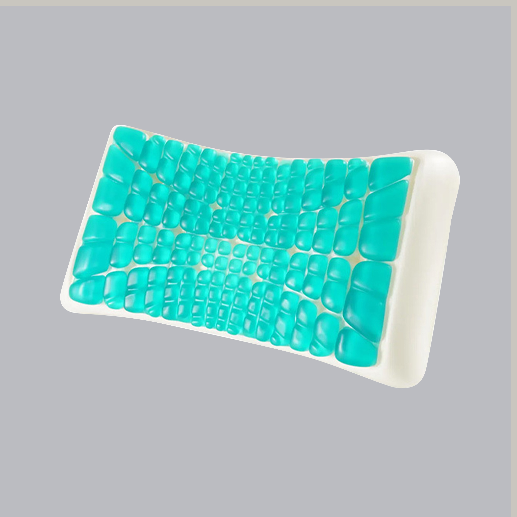 Almohada de gel confort con nodos de masaje elevados