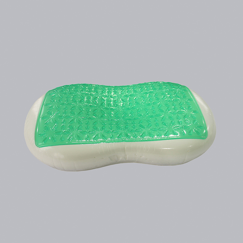 Almohada de gel refrescante para el vientre de gato con diseño de copo de nieve